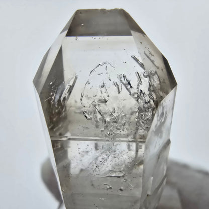 Enhydro Phantom Rauchquarz Zepter Spitze 2x Blase Goboboseb, Namibia 43*21*15mm