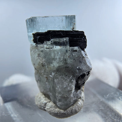 Aigue-marine Setlene, tourmaline Schörl stade Erongo, Namibie 16*10*12mm 