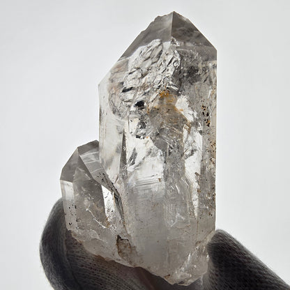 Squelette Fantôme Quartz Fumé DT Sceptre Valentine Pocket Goboboseb Namibie 66*37*24mm 