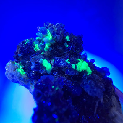 Cube de fluorite fantôme, hyalite, spécimen d'orthose, Erongo, Namibie, 63 x 40 x 28 mm 
