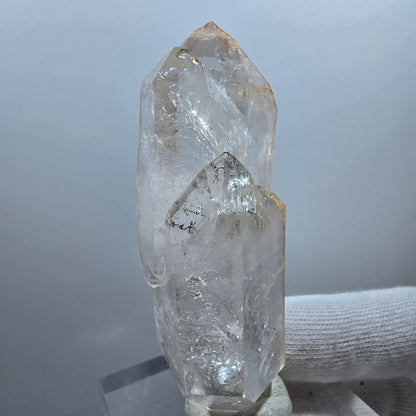 Lemurian Phantom Smoky Quartz DT Scepter Stage Valentine Pocket Goboboseb Namibie 77*28*24mm 