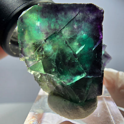 Rare Fluorite Cube Specimen, green purple Okorusu, Namibia 42*31*30mm 