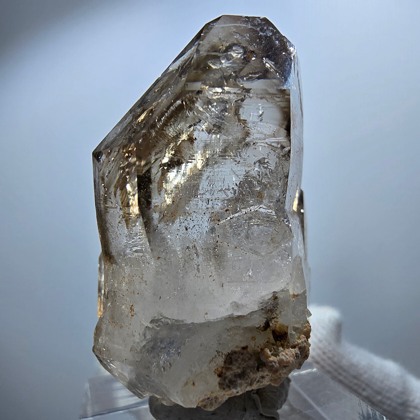 Clear Phantom Smoky Quartz Scepter Cluster Goboboseb, Namibia 42*29*24mm 