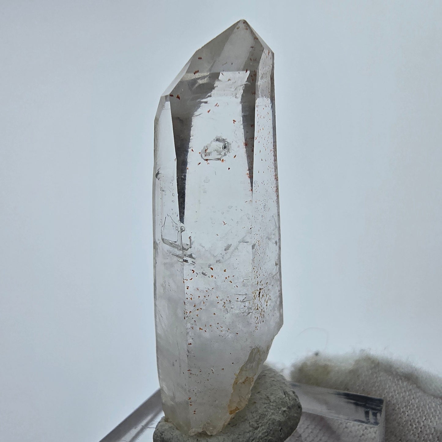 Enhydro Phantom Rauchquarz Spitze 1x Blase Goboboseb, Namibia 44*14*12mm