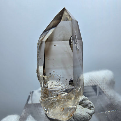 Clear Phantom Smoky Quartz Scepter Point Goboboseb, Namibia 28*14*12mm 