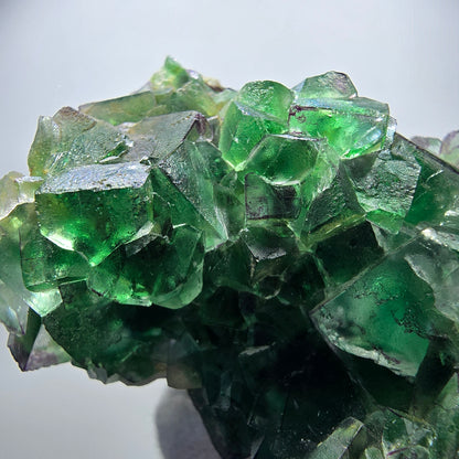 Phantom fluorite zonal, muscovite stage Erongo, Namibia 72*50*40mm 
