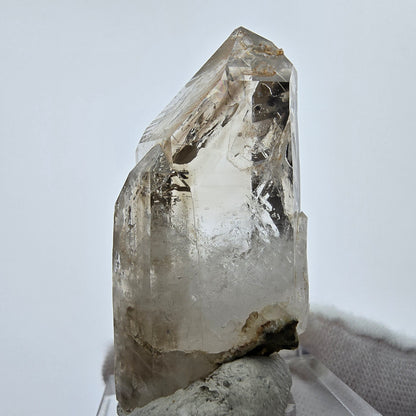 Enhydro Phantom Rauchquarz Spitzen 1x Blase Goboboseb, Namibia 43*22*17mm