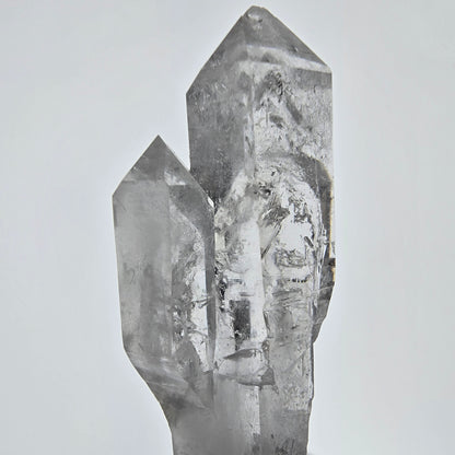 Sceptre de poche Saint-Valentin en quartz fumé fantôme squelette, Namibie 61 x 20 x 16 mm 
