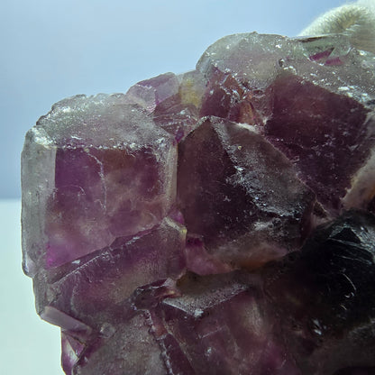 Phantom Fluorit Würfel Stufe, parkettiert pink gelb Okorusu, Namibia 86*53*21mm