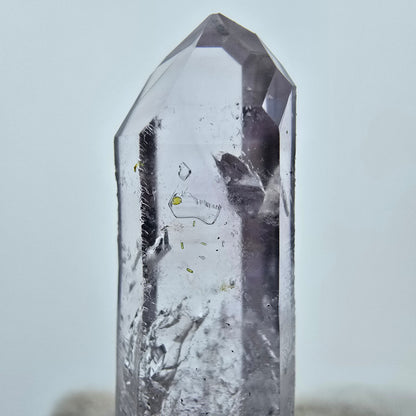 Cristal d'améthyste fantôme Enhydro 1x Bubble Goboboseb, Namibie 36*10*7mm Collection 