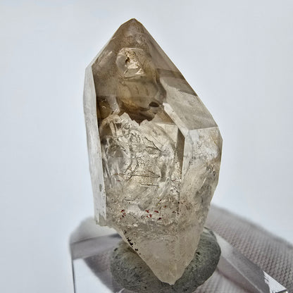 Enhydro Phantom Smoky Quartz Point 4x Bubble Goboboseb Namibie 41*25*19mm Collection 