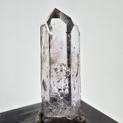 Améthyste fantôme Enhydro, préhnite, 1x Bubble Streep Mine, Namibie 30 x 12 x 8 mm 