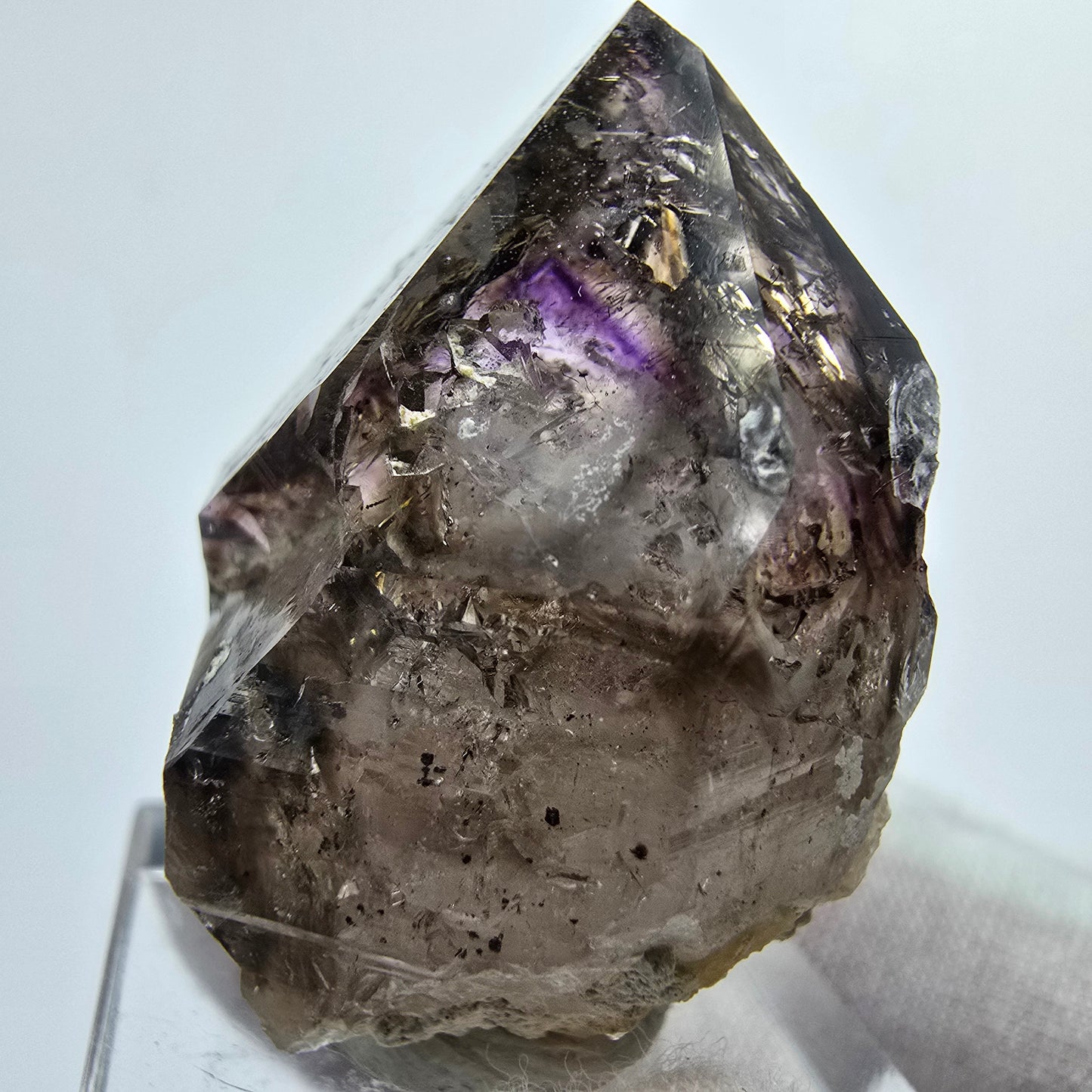 Phantom Amethyst Zepter Kristall Goboboseb Namibia 37*31*23mm Mineraliensammlung