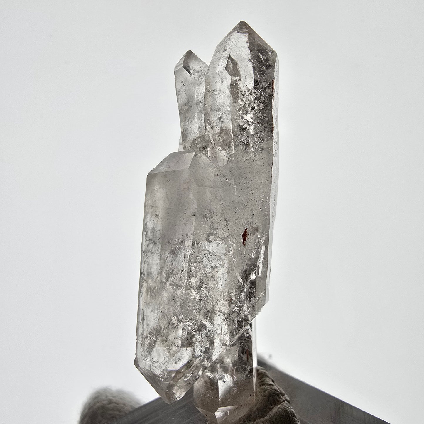 Skeleton Phantom Smoky Quartz DT Scepter Valentine Pocket, Namibia 58*29*16mm 