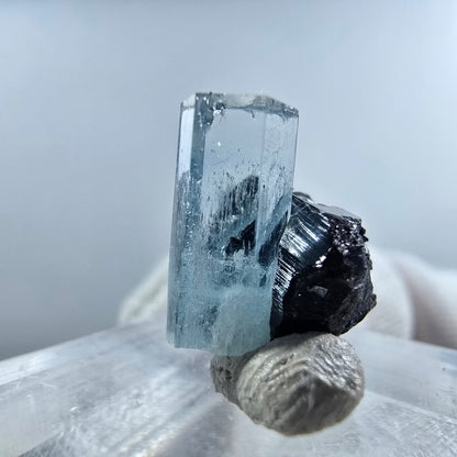 Aigue-marine Setlene, tourmaline Schörl stade Erongo, Namibie 13*14*10mm 