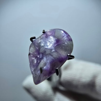 Rare Charoite crystal purple, polished Russia 11*7*3mm 