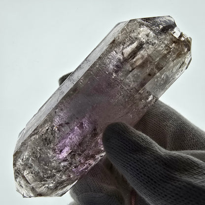 Sceptre d'améthyste squelette Enhydro DT UV Calcite 2x Bubble Valentine Pocket Namibie 99*35*31mm 