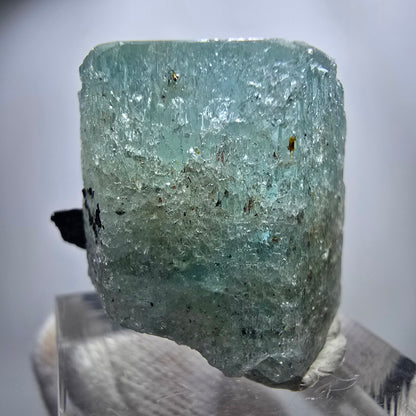 Seltener Aquamarin X mit Schörl Turmalin Erongo, Namibia 26*25*20mm
