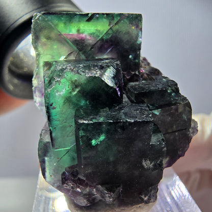 Rare Fluorite Cube Specimen, green purple Okorusu, Namibia 32*27*26mm 