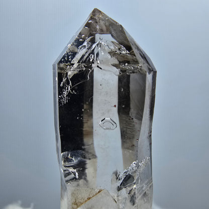 Enhydro Phantom Smoky Quartz Scepter, 1x Bubble Goboboseb, Namibia 39*14*13mm 