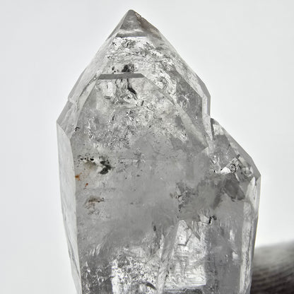 Sceptre de poche Saint-Valentin en quartz fumé fantôme squelette, Namibie 56 x 25 x 16 mm 