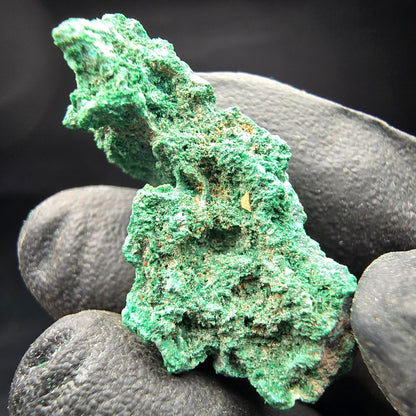 Spécimen rare de malachite, vert Kaokoveld, collection minérale 30*14*17mm namibie