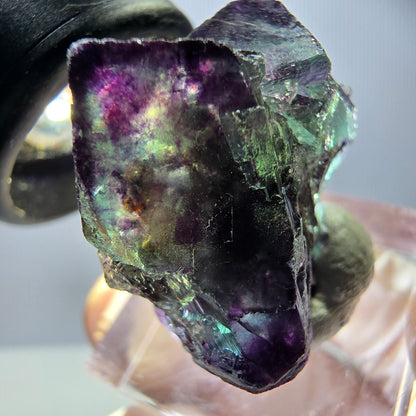 Rare Fluorite Cube Specimen, green purple Okorusu, Namibia 27*25*17mm 