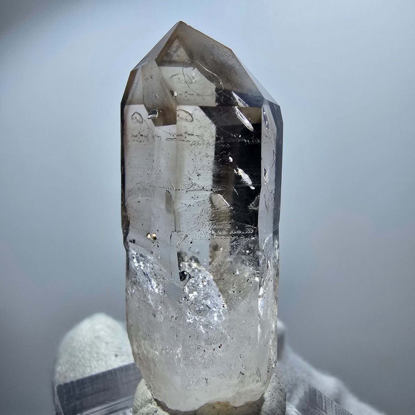 Clear Phantom Smoky Quartz Scepter Point Goboboseb, Namibia 45*21*13mm 