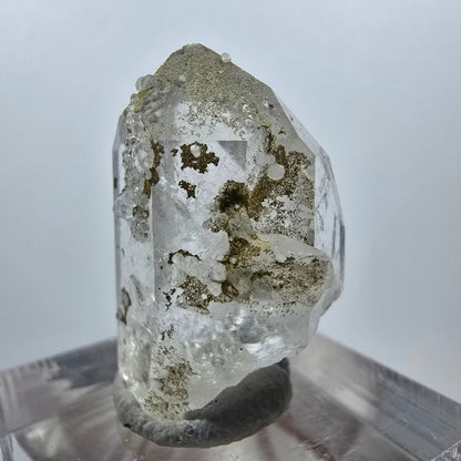 Clear Quartz with Analcime Point Streep Mine, Goboboseb, Namibia 26*19*16mm 