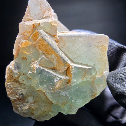 Magnifique cube de fluorite vert Omehane, collection minérale 41x33x34mm, namibie
