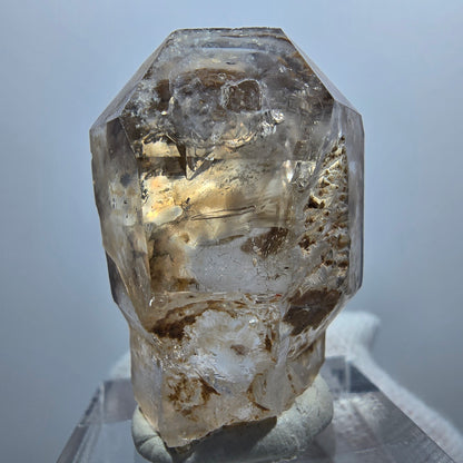Enhydro Phantom Smoky Quartz Scepter, 1x Bubble Goboboseb, Namibia 31*23*16mm 