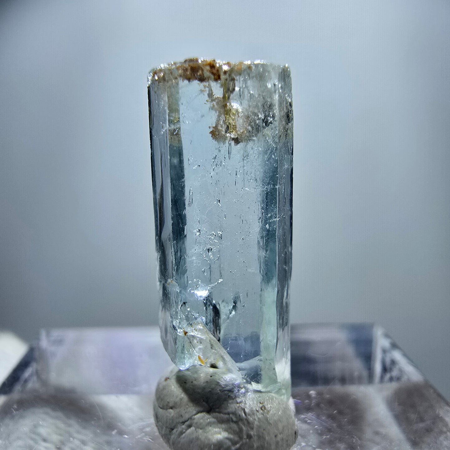 Klarer Aquamarin X Kristall, blau Erongo, Namibia 19*7*4mm
