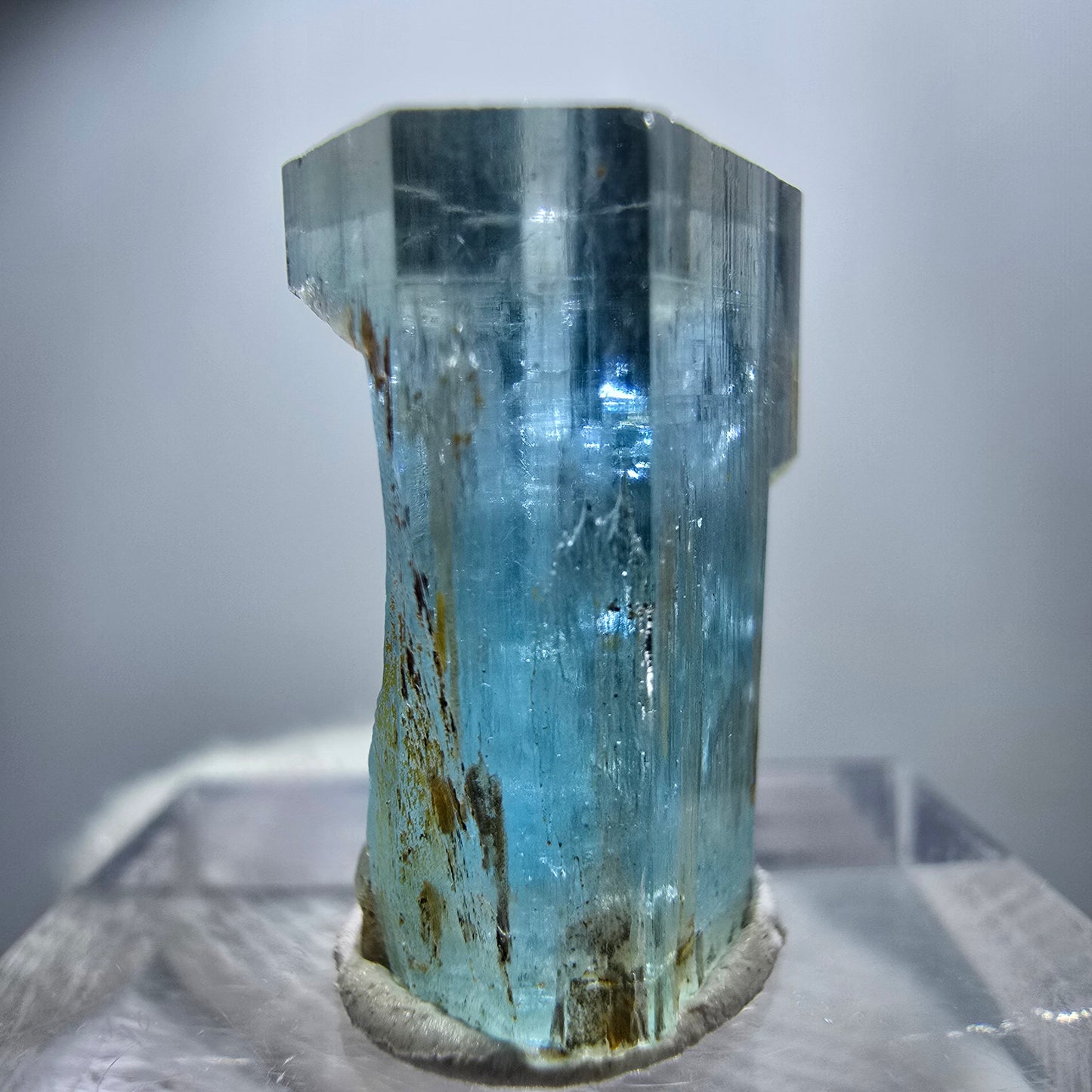 Klarer Aquamarin X Kristall, blau Erongo, Namibia 19*18*12mm