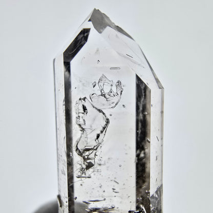 Enhydro Skeleton Smoky Quartz Scepter, 2x Bubble Valentine Pocket, Namibia 41*14*9mm 