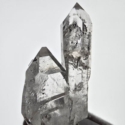 Sceptre fantôme squelette en quartz fumé, poche Saint-Valentin, Namibie, 70 x 34 x 18 mm 