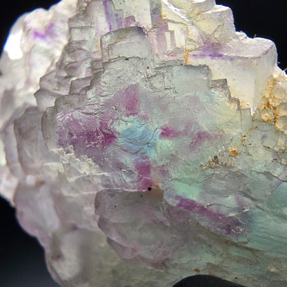 Zonare Phantom Fluorite specimen purple green blue, graded Omehane, Namibia 54*39*26mm