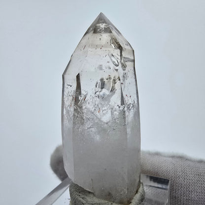 Enhydro Phantom Smoky Quartz Sceptre Tip 1x Bubble Goboboseb, Namibie 45*23*16mm 
