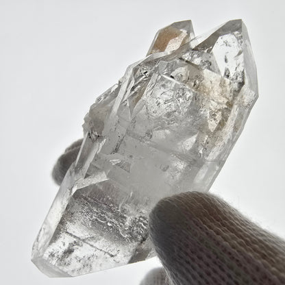 Sceptre de poche Saint-Valentin en quartz fumé fantôme squelette, Namibie 61 x 25 x 23 mm 