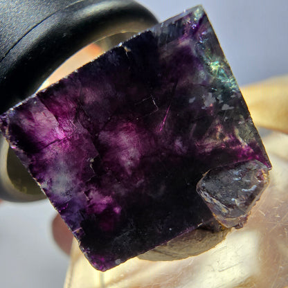 Phantom Fluorit Würfel parkettiert, grün lila Okorusu, Namibia 16*16*16mm