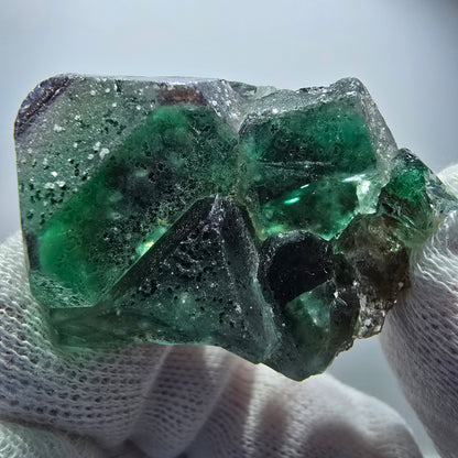 Clear Phantom Fluorite Cubes, Muscovite Specimen Erongo, Namibia 40*34*28mm 