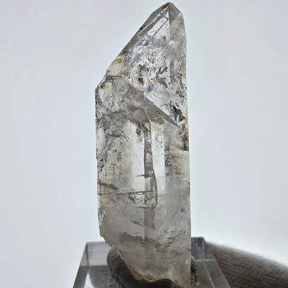 Enhydro Skeleton Smoky Quartz Scepter, 1x Bubble Valentine Pocket, Namibia 51*19*16mm 