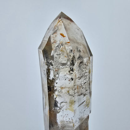 Enhydro Phantom Smoky Quartz Sceptre Tip 1x Bubble Goboboseb, Namibie 52*16*13mm 