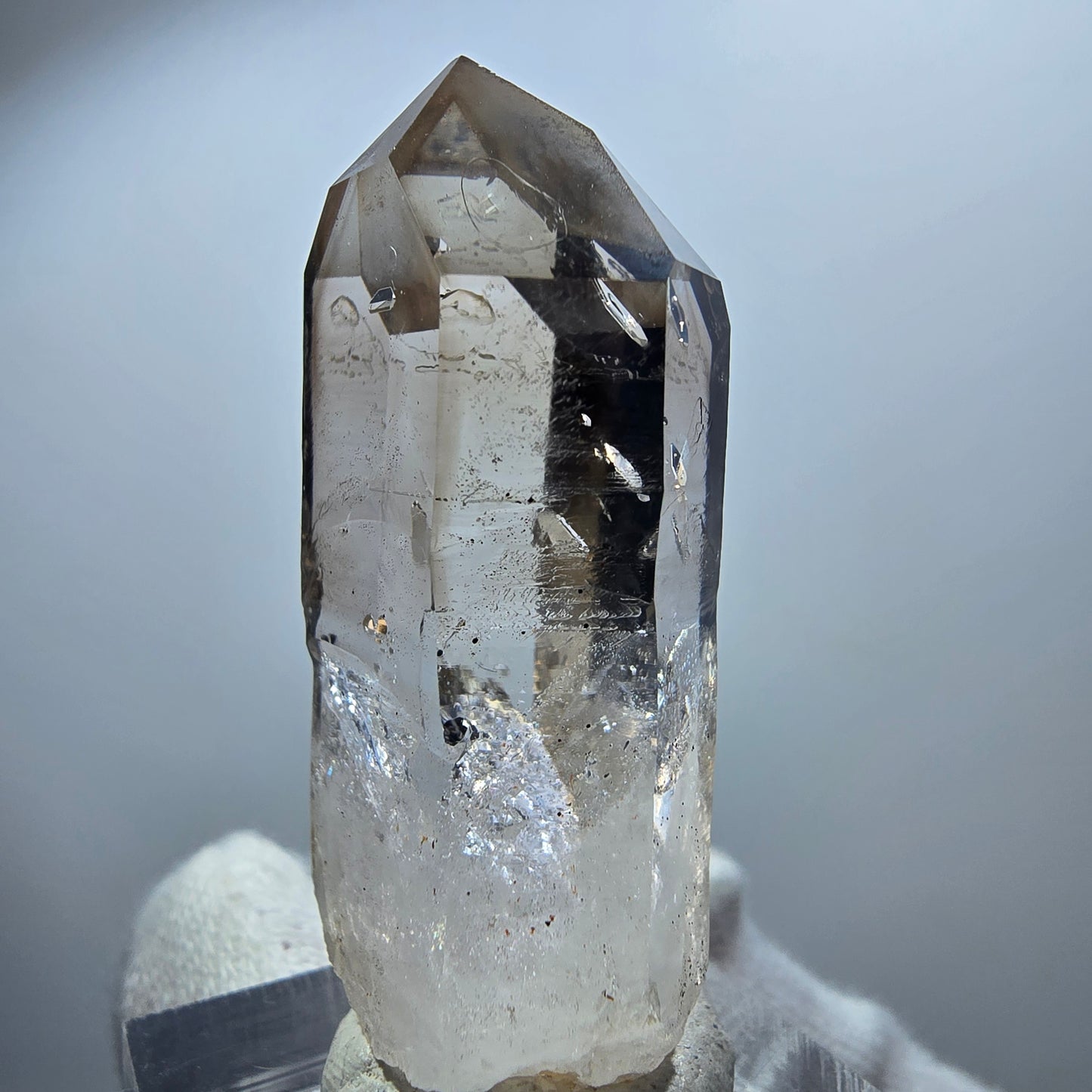 Clear Phantom Smoky Quartz Scepter Point Goboboseb, Namibia 45*21*13mm 