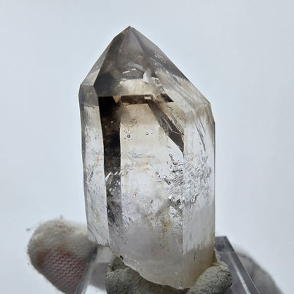 Enhydro Phantom Smoky Quartz Point 1x Bubble Goboboseb, Namibia 40*21*17mm 