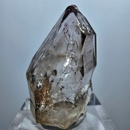 Enhydro Phantom Smoky Quartz Scepter, 3x Bubble Goboboseb, Namibia 33*19*14mm 