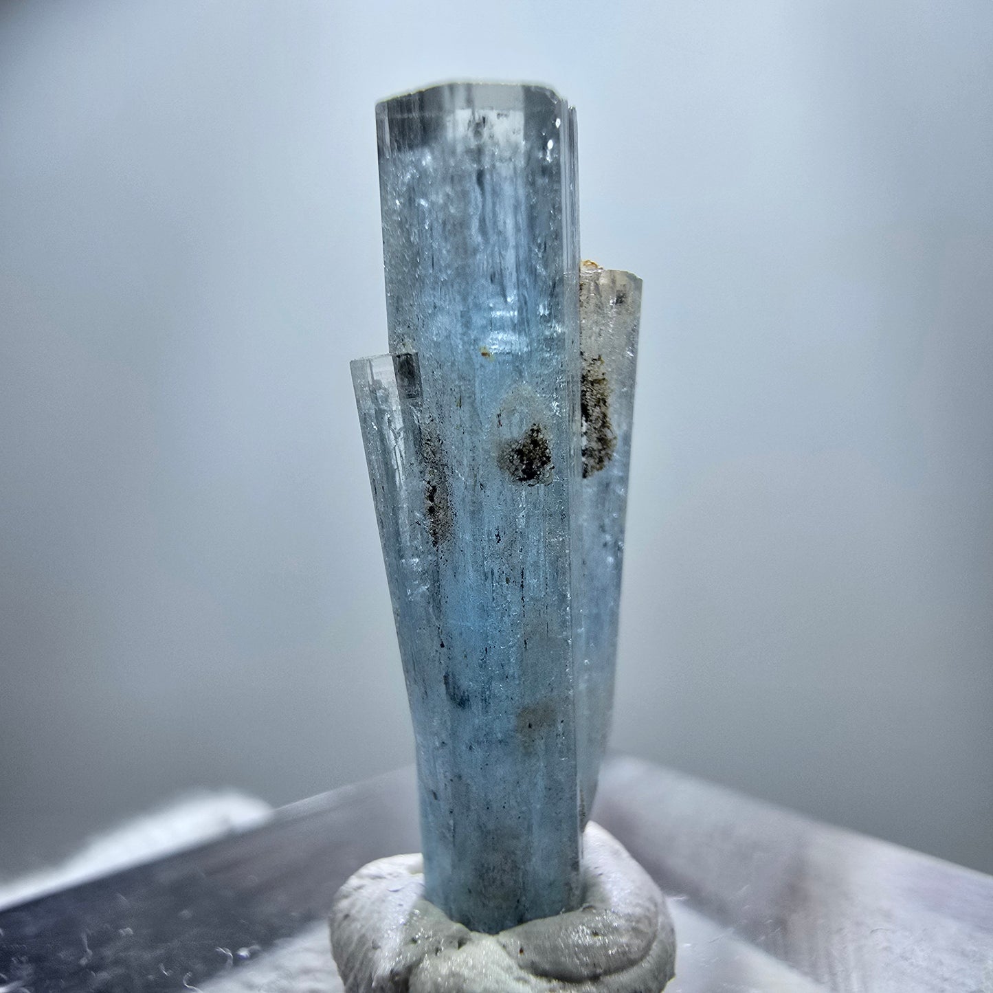 Klarer Aquamarin X Kristall, blau Erongo, Namibia 20*7*4mm