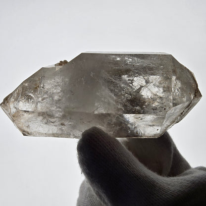 Skeleton Smoky Quartz DT Scepter, UV Calcite Valentine Pocket, Namibia 86*37*24mm 