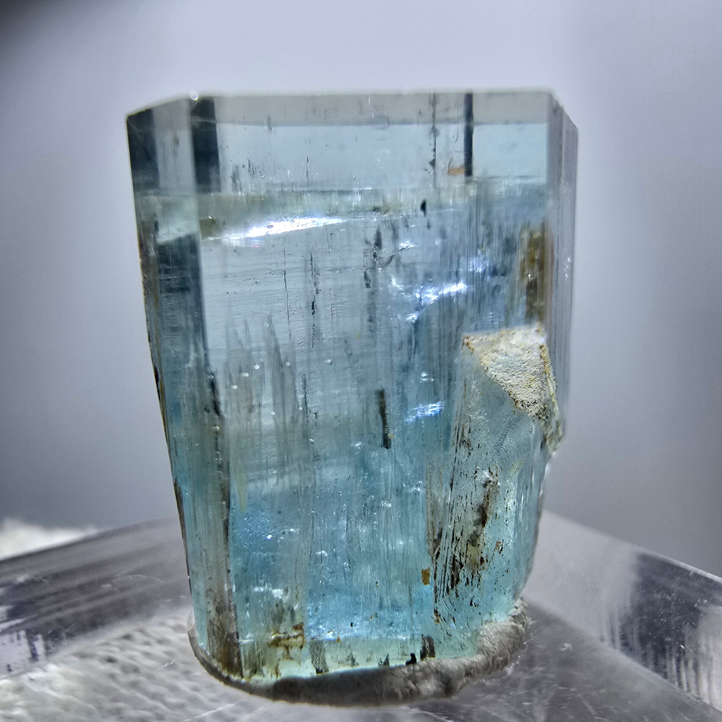 Klarer Aquamarin X Kristall, blau Erongo, Namibia 19*18*12mm