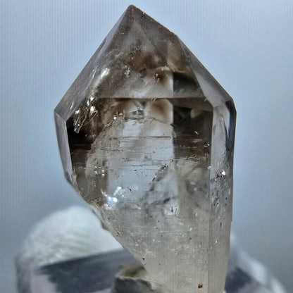 Enhydro Phantom Smoky Quartz Scepter, 2x Bubble Goboboseb, Namibia 34*18*16mm 