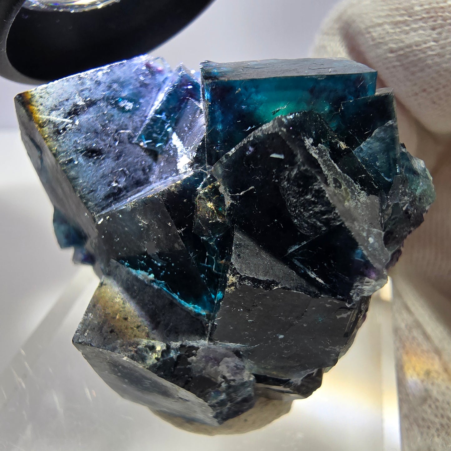 Phantom Fluorite Cube Specimen, Zonal - New Find! Okorusu, Namibia 44*38*28mm 